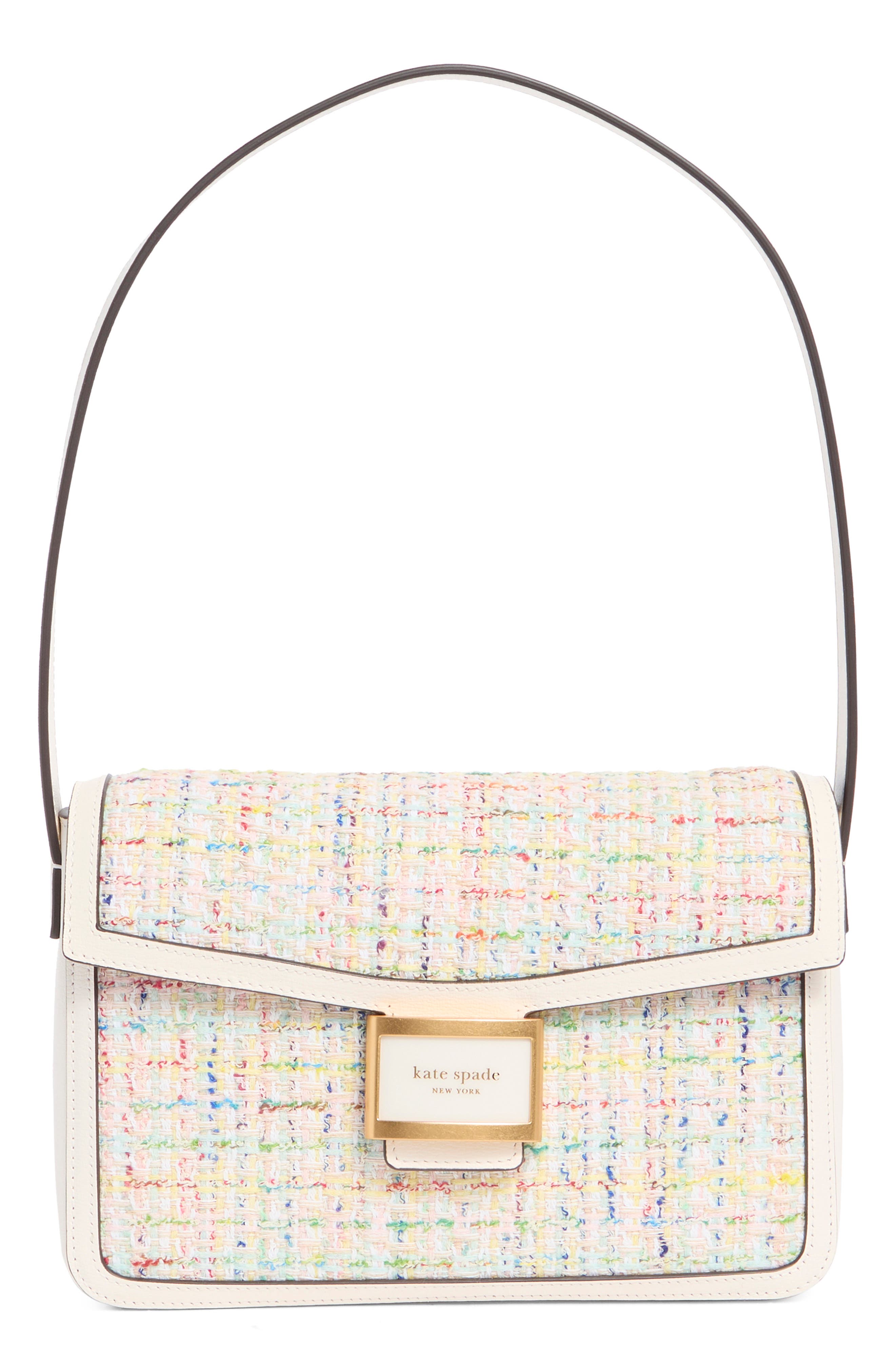 Kate Spade New York katy tweed shoulder bag, Main, color, 