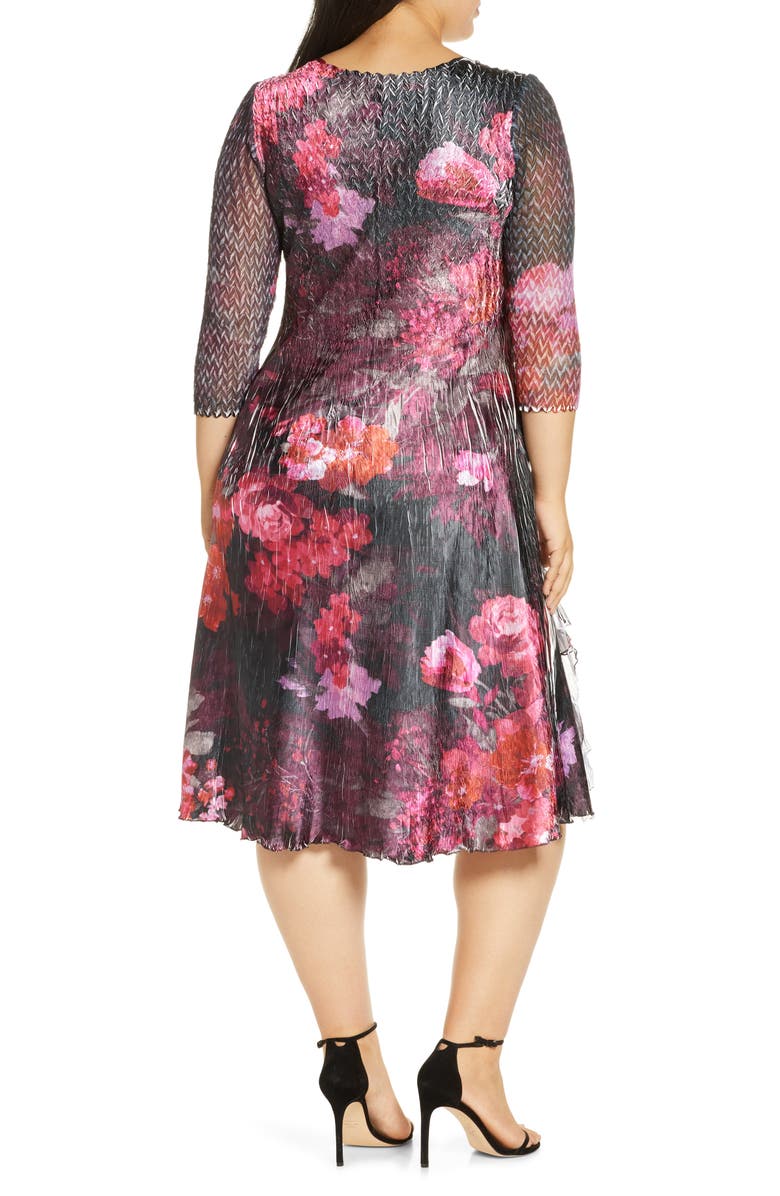 Komarov Charmeuse A-Line Dress, Alternate, color,