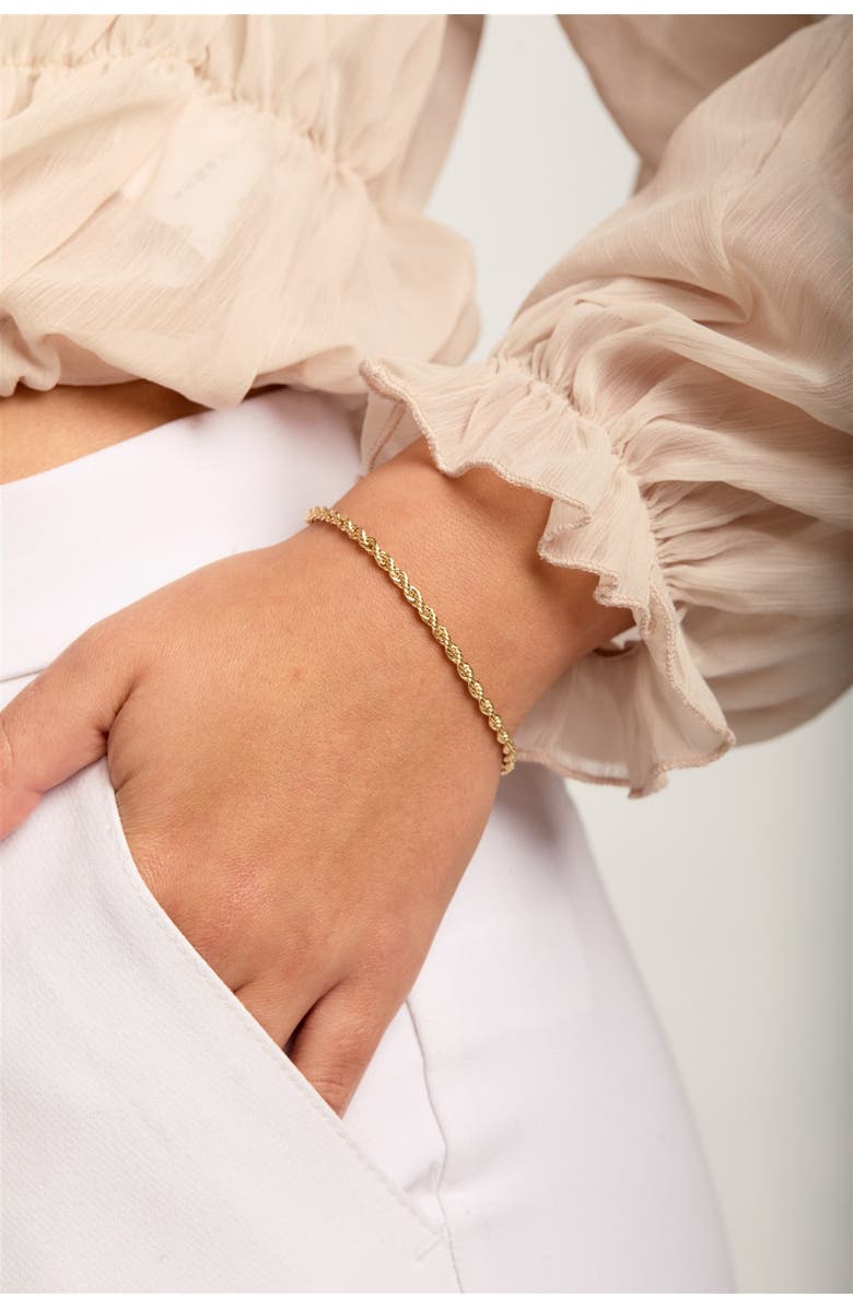 Set & Stones Loren Rope Bracelet, Alternate, color, Gold