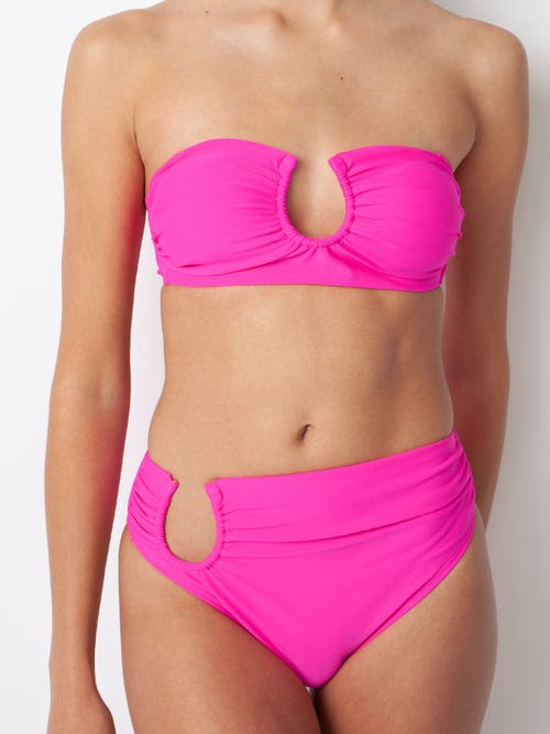 Villa Fresca Sofia Bikini Swim Bottoms In Hibiscus