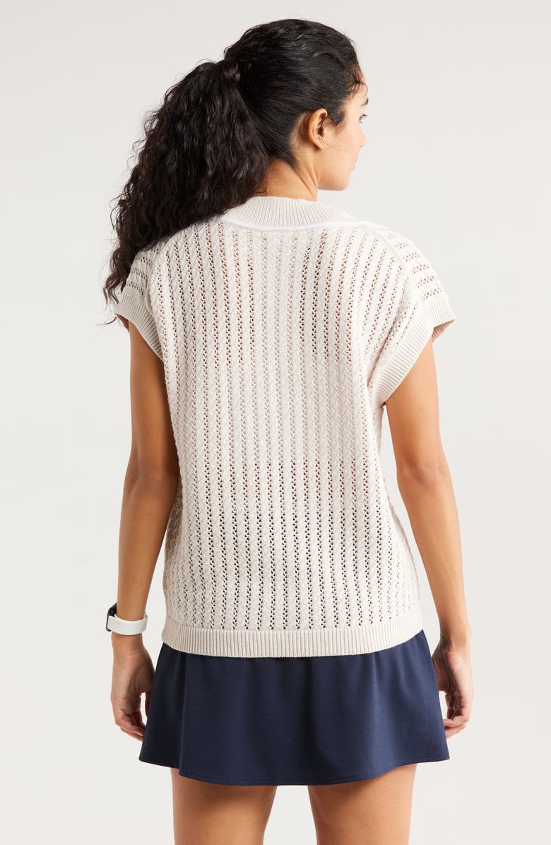 Recess Pickleball x Zella Court Sweater Vest, Alternate, color, Grey Moonbeam