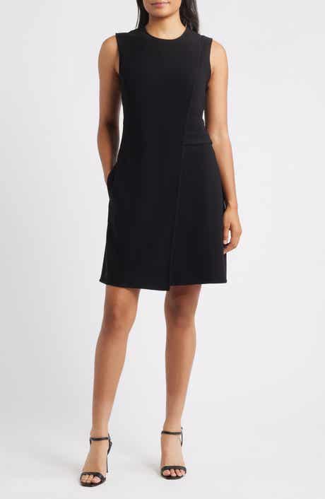 NIC+ZOE Scuba Knit Angled Dress