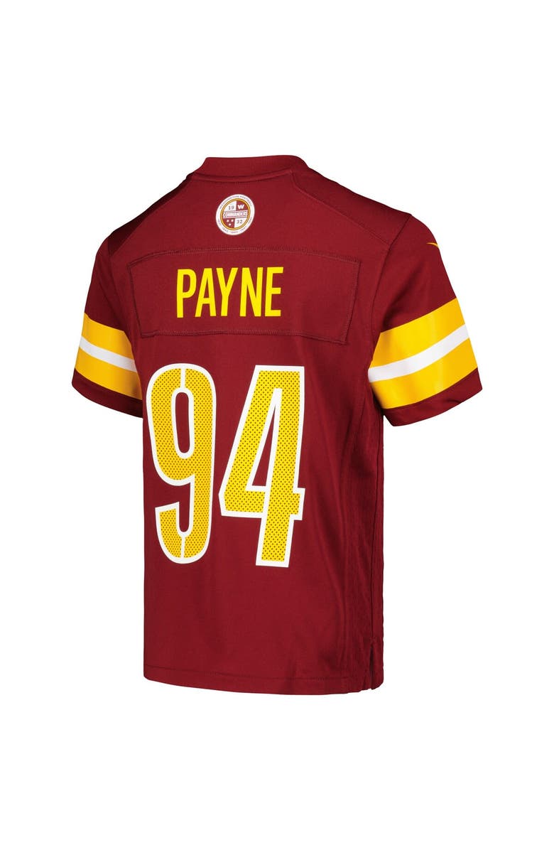 Nike Youth Nike Daron Payne Burgundy Washington Commanders Game Jersey, Alternate, color, Burgundy