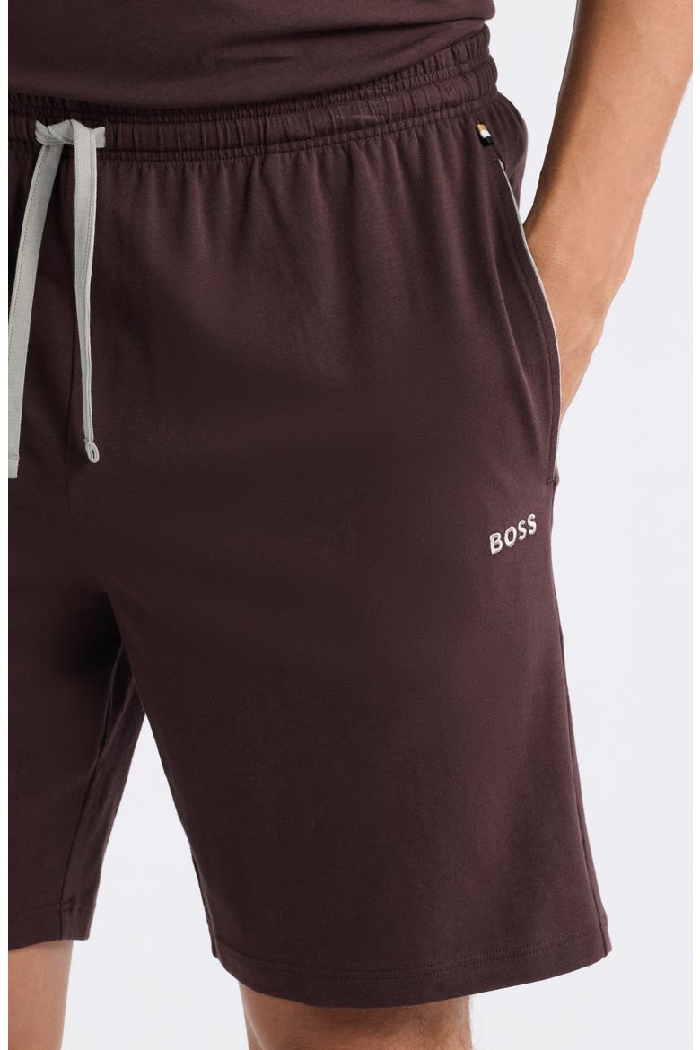 Mix & Match Lounge Shorts, Alternate, color, DARK BROWN