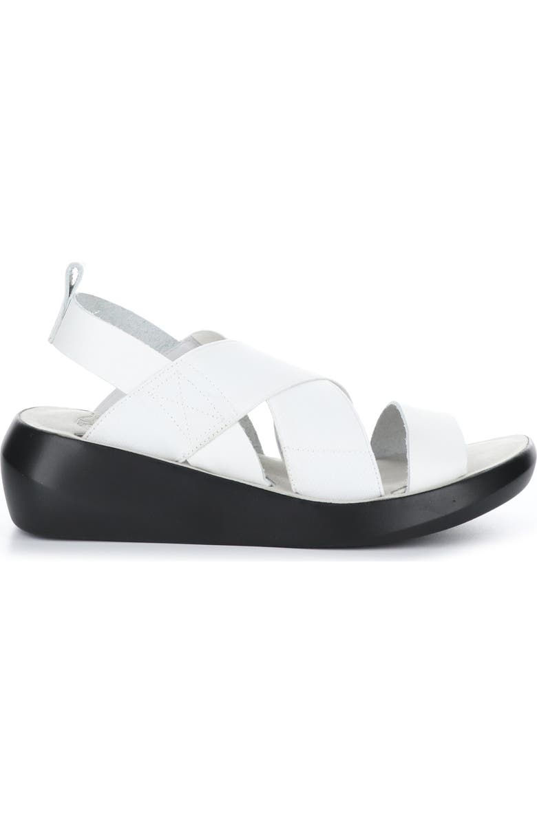 Fly London Baji Sandal, Alternate, color, 002 Off White Brookl