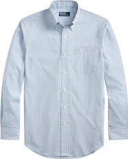 Polo Ralph Lauren Classic Fit Check Cotton Poplin Button-Down Shirt
