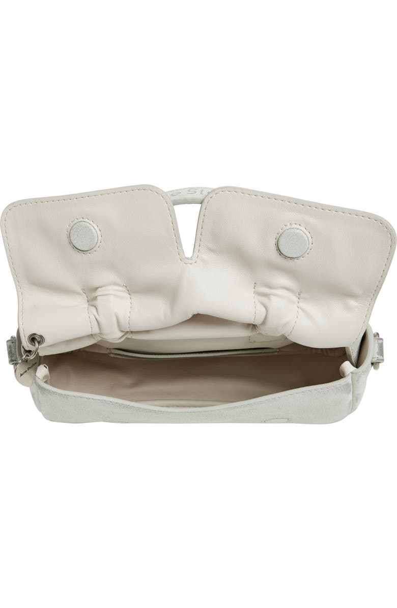 Acne Studios Micro Multipocket Aged Leather Crossbody Bag, Alternate, color,