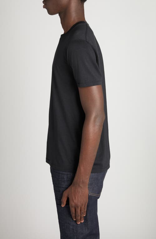 Tom Ford Short Sleeve Lyocell & Cotton Crewneck T-shirt