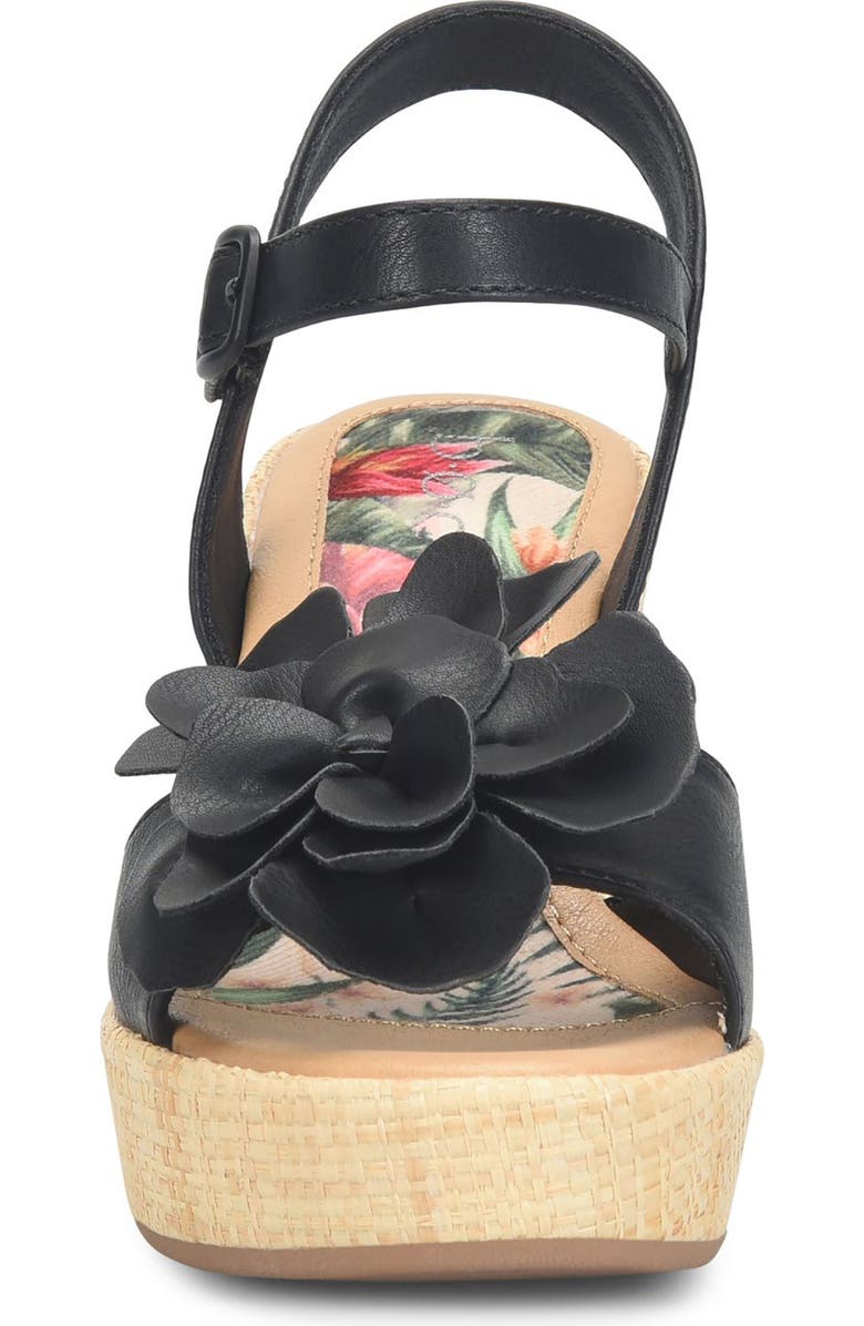 B O C Estella Wedge Sandal, Alternate, color, Black
