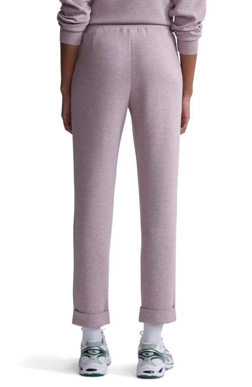 Varley The Rolled Cuff Pants 25" In Mauve Marl