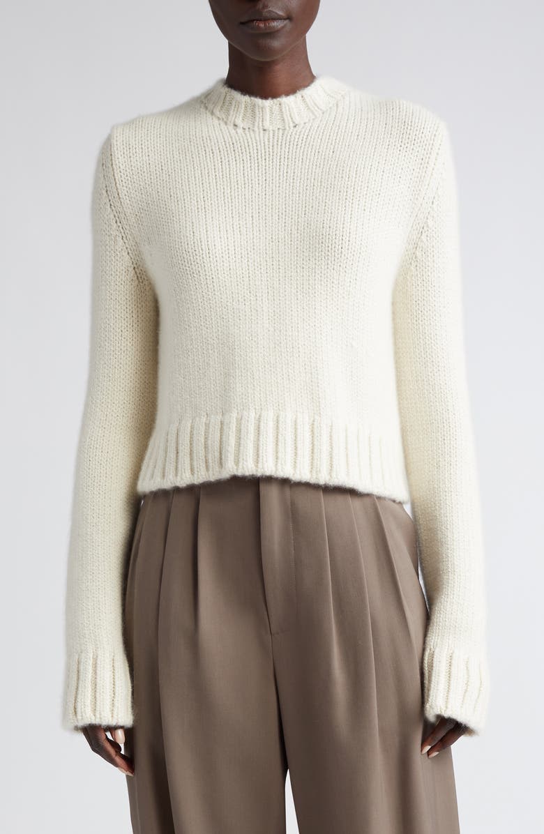 The Row Dasia Cashmere Turtleneck Sweater, Main, color, 