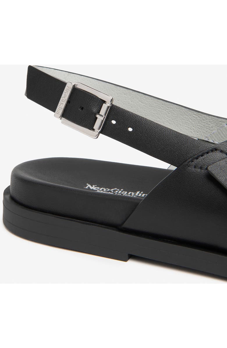 NeroGiardini Slingback Sandal, Alternate, color, Black