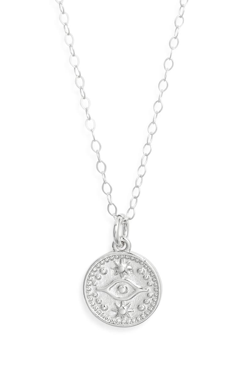 Child of Wild Delicate Protection Pendant Necklace, Main, color, Silver