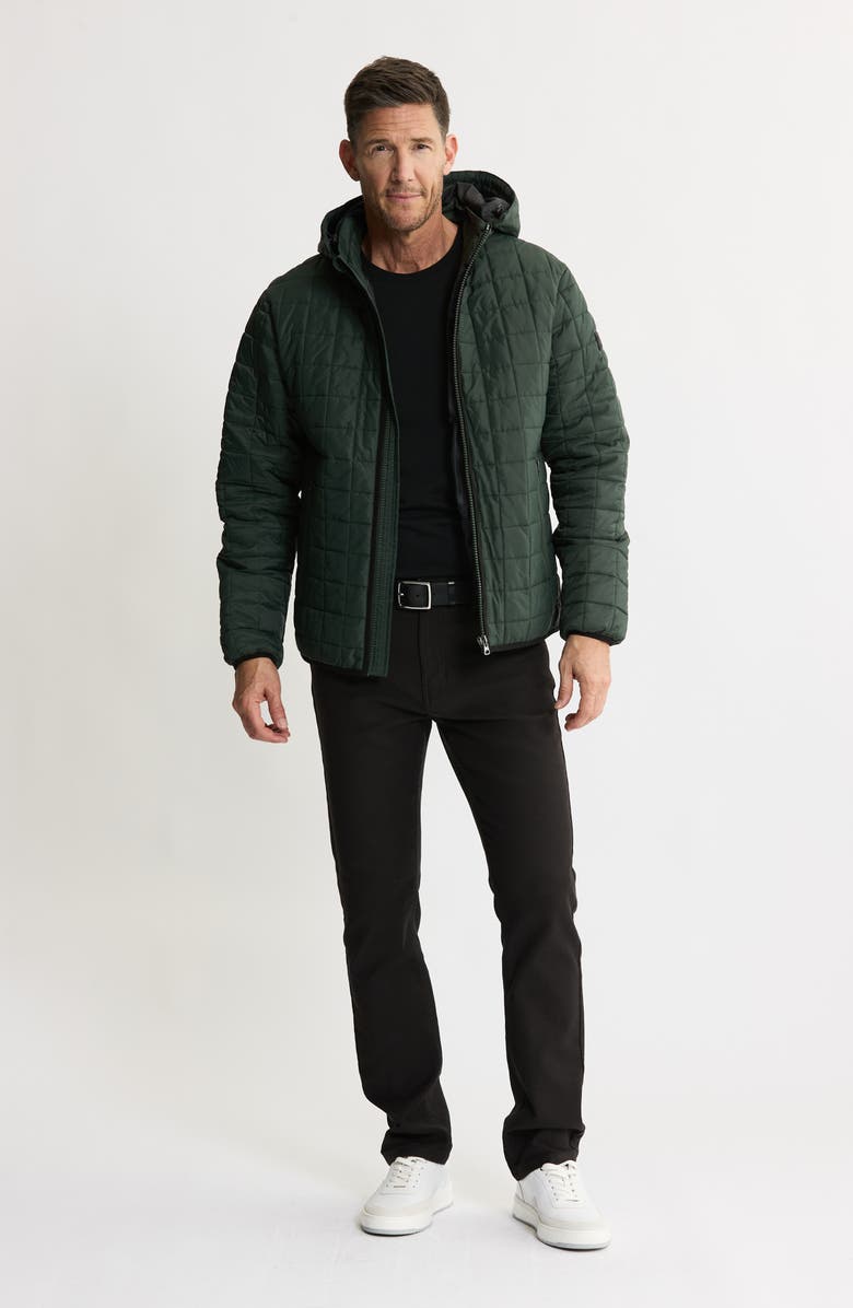 JACHS Quilted Puffer Jacket, Alternate, color, Forest