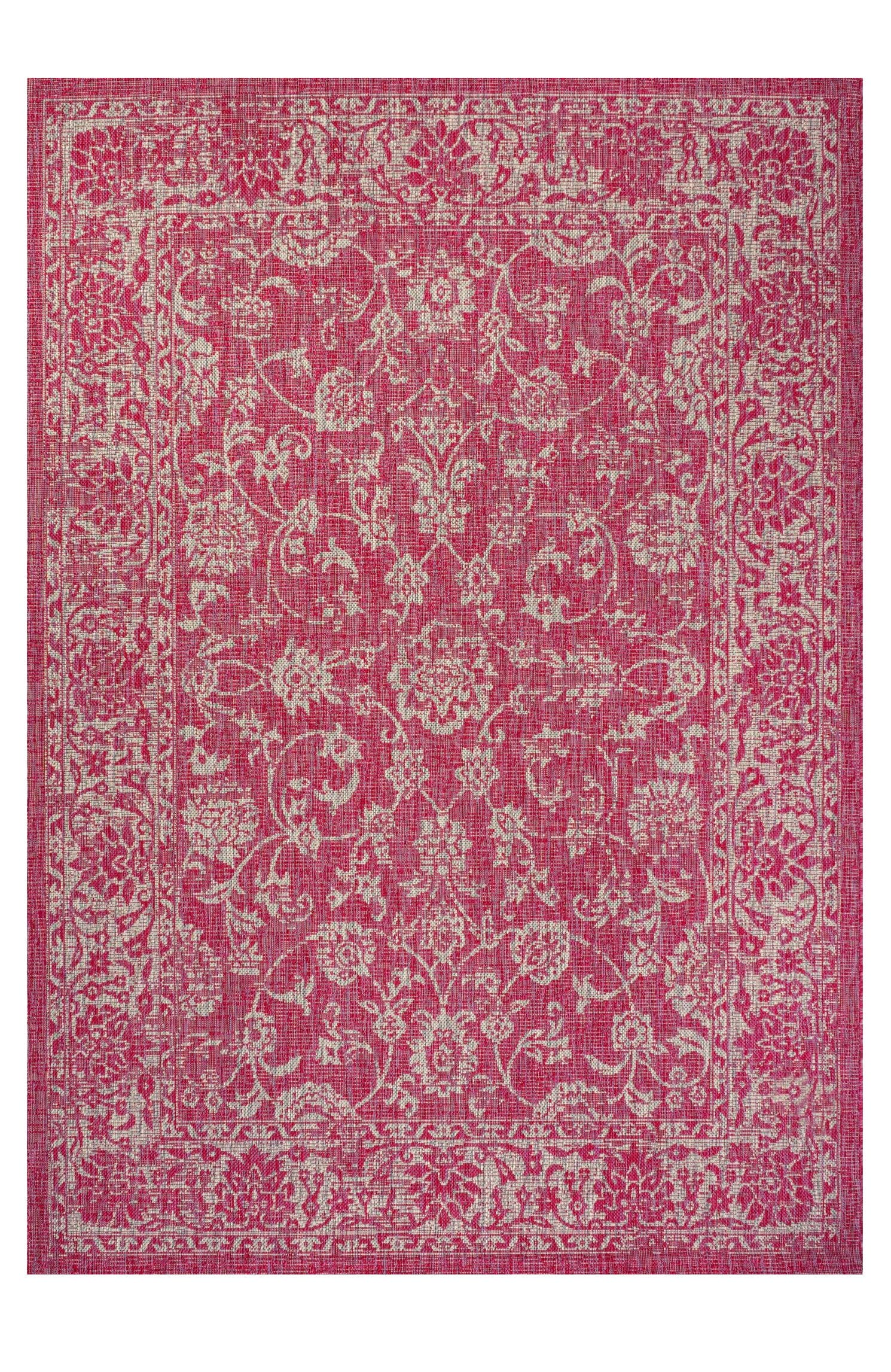 Fuchsia/Light Gray