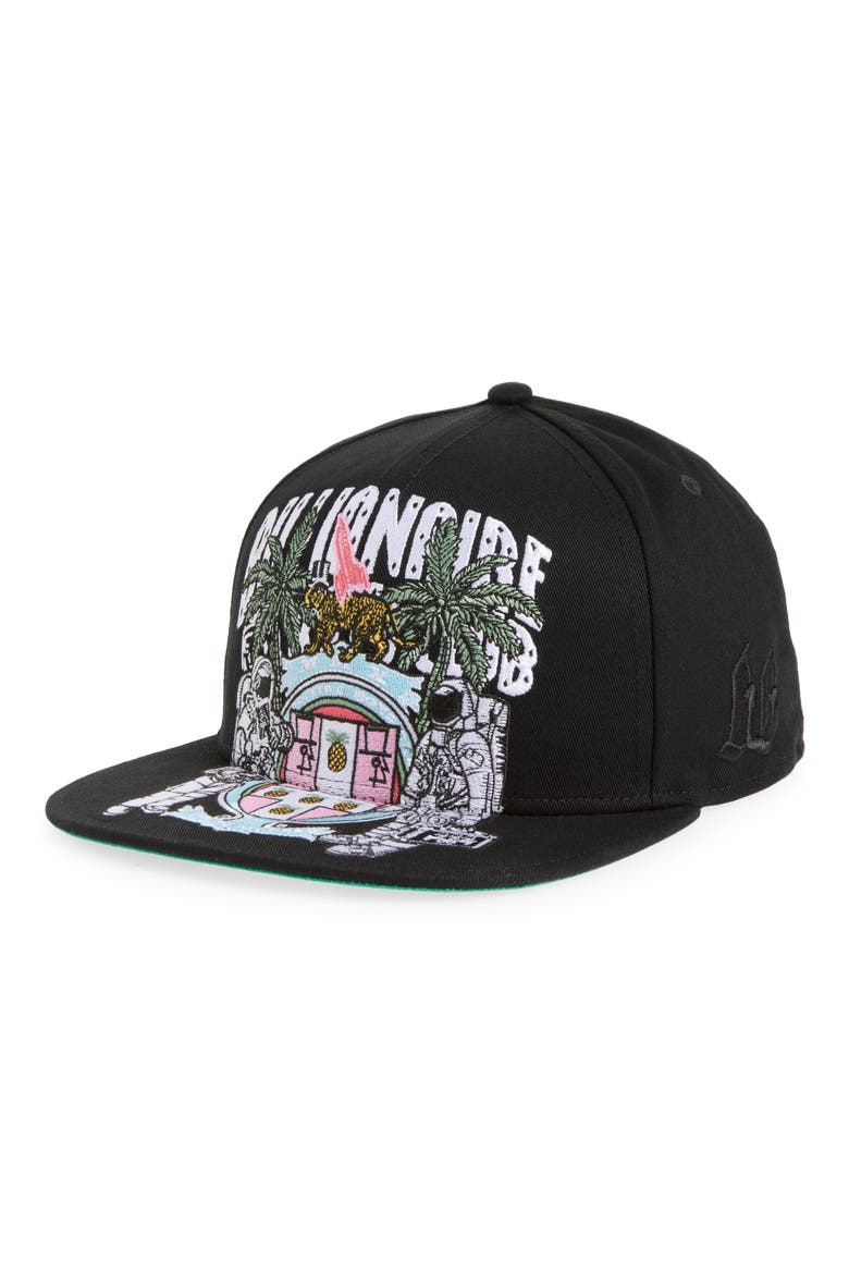 BB Paradise Baseball Cap, Main, color, BLACK