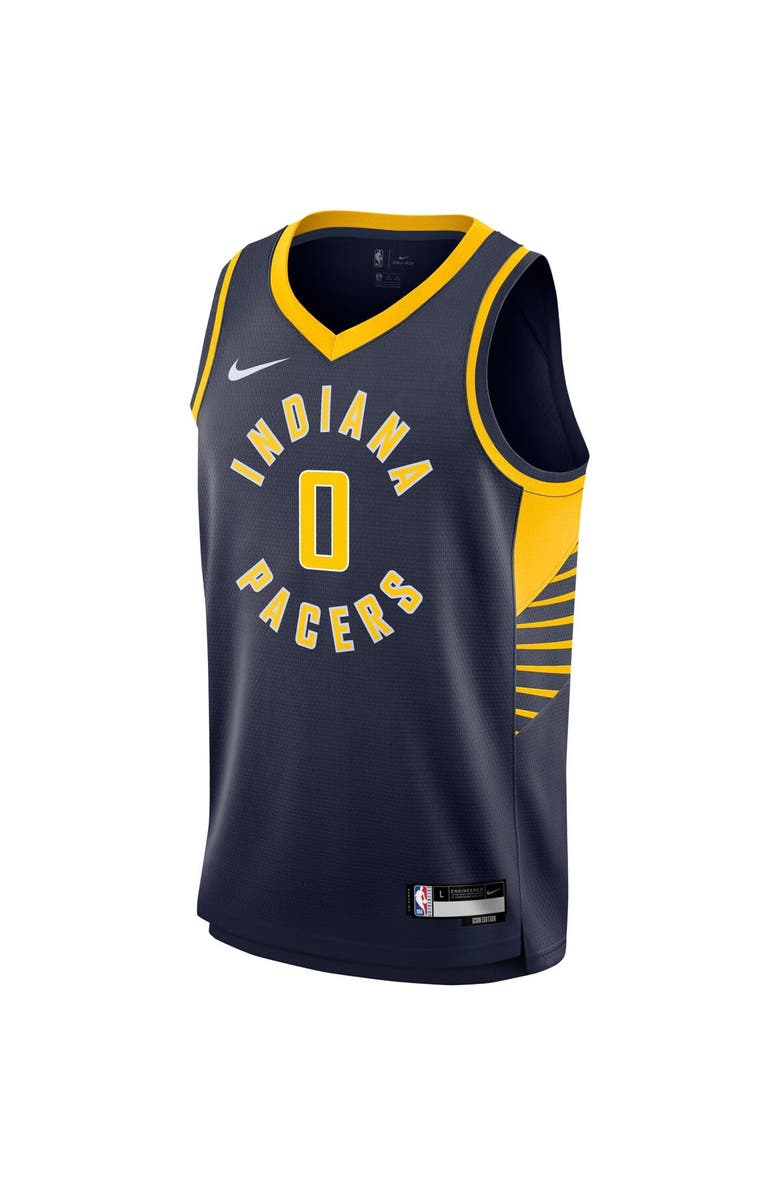 Nike Youth Nike Tyrese Haliburton Navy Indiana Pacers Swingman Jersey - Icon Edition, Alternate, color, Navy