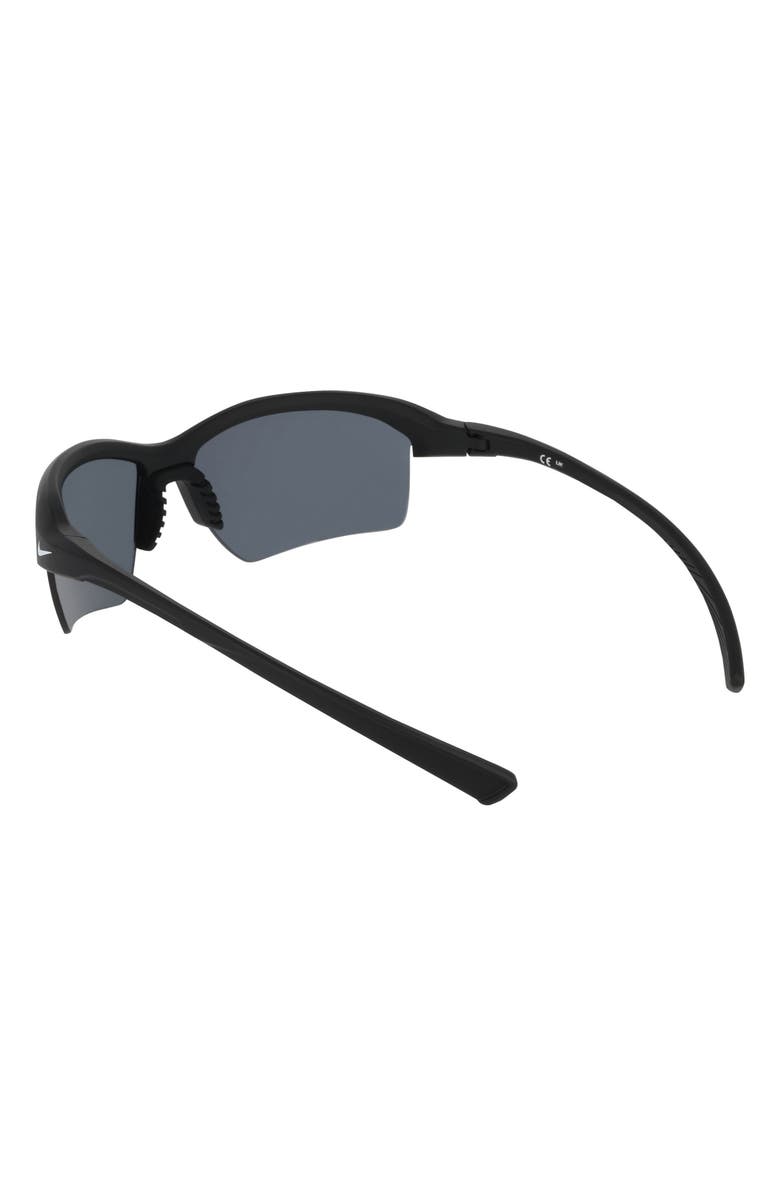 Nike Skylon Ace 70mm Rectangular Sunglasses, Alternate, color, Matte Black / Grey