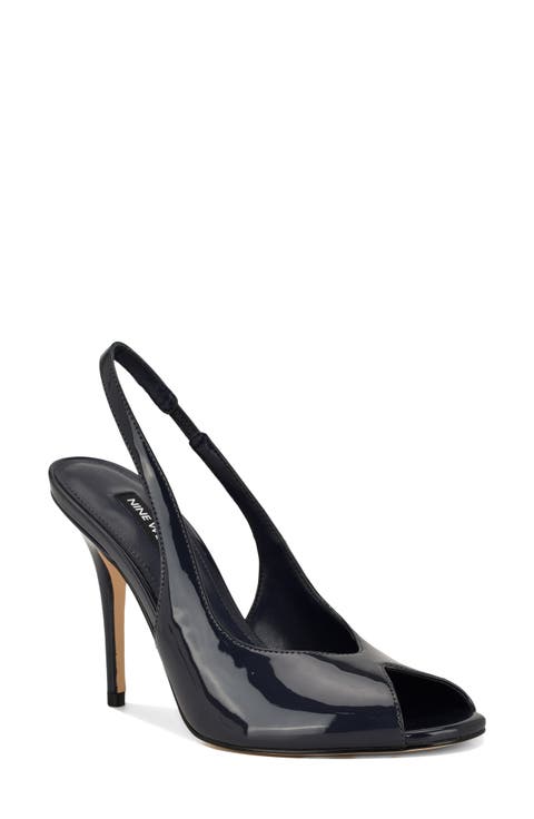 Pretta Slingback Peep Toe Pump (Women)