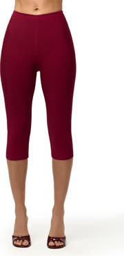 Naked Wardrobe Knit Capri Leggings