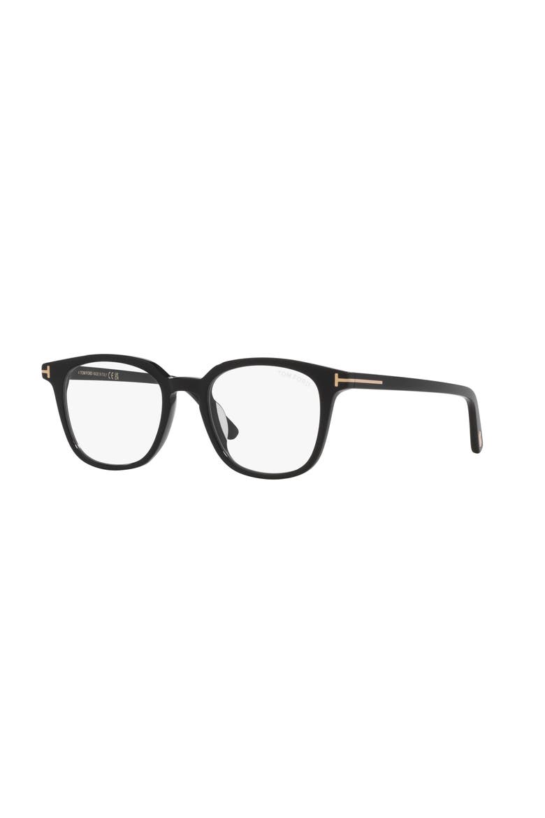 51mm Square optical glasses, Main, color, Black
