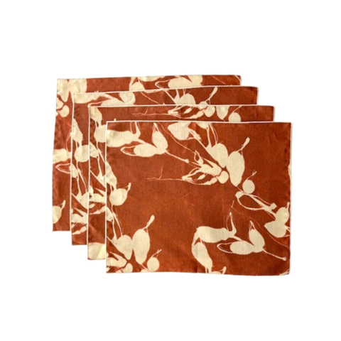 Porto Print in Olive Placemat Set of 4