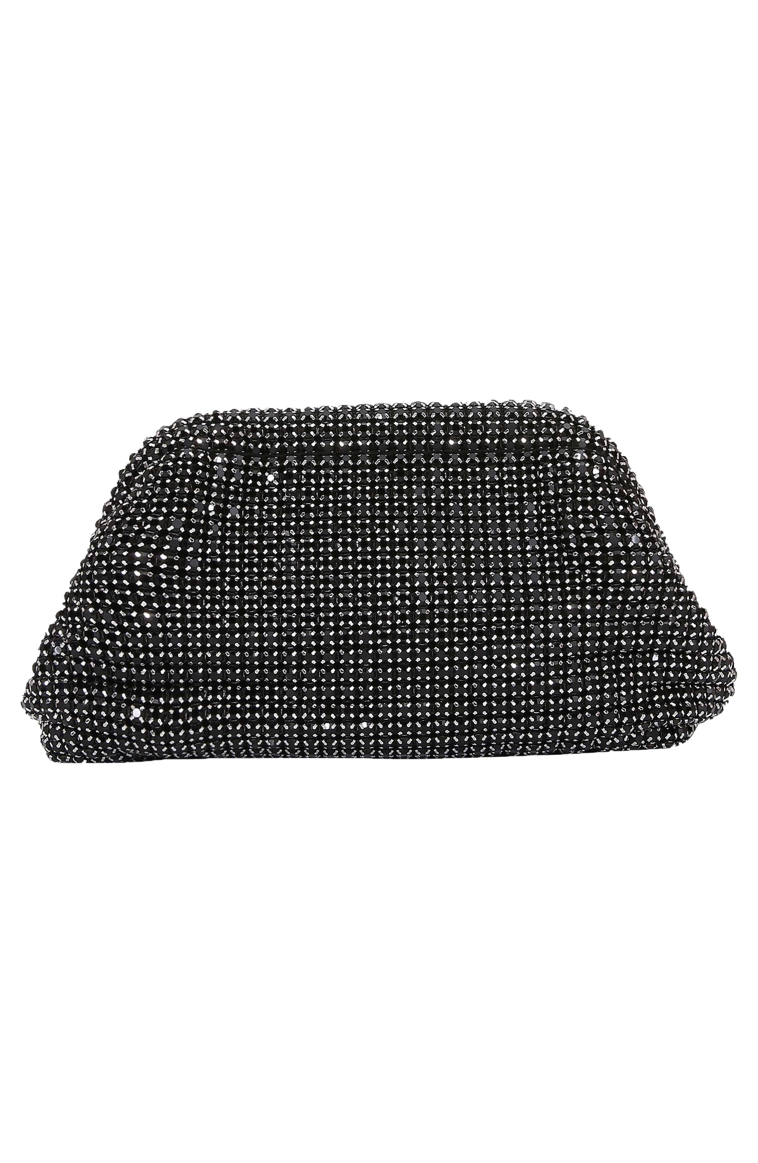 BERNESS Crystal Clutch, Alternate, color, Black