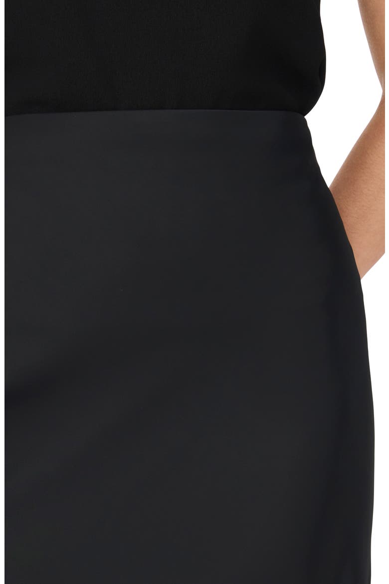 Satin Lace Midi Skirt, Alternate, color, RICH BLACK