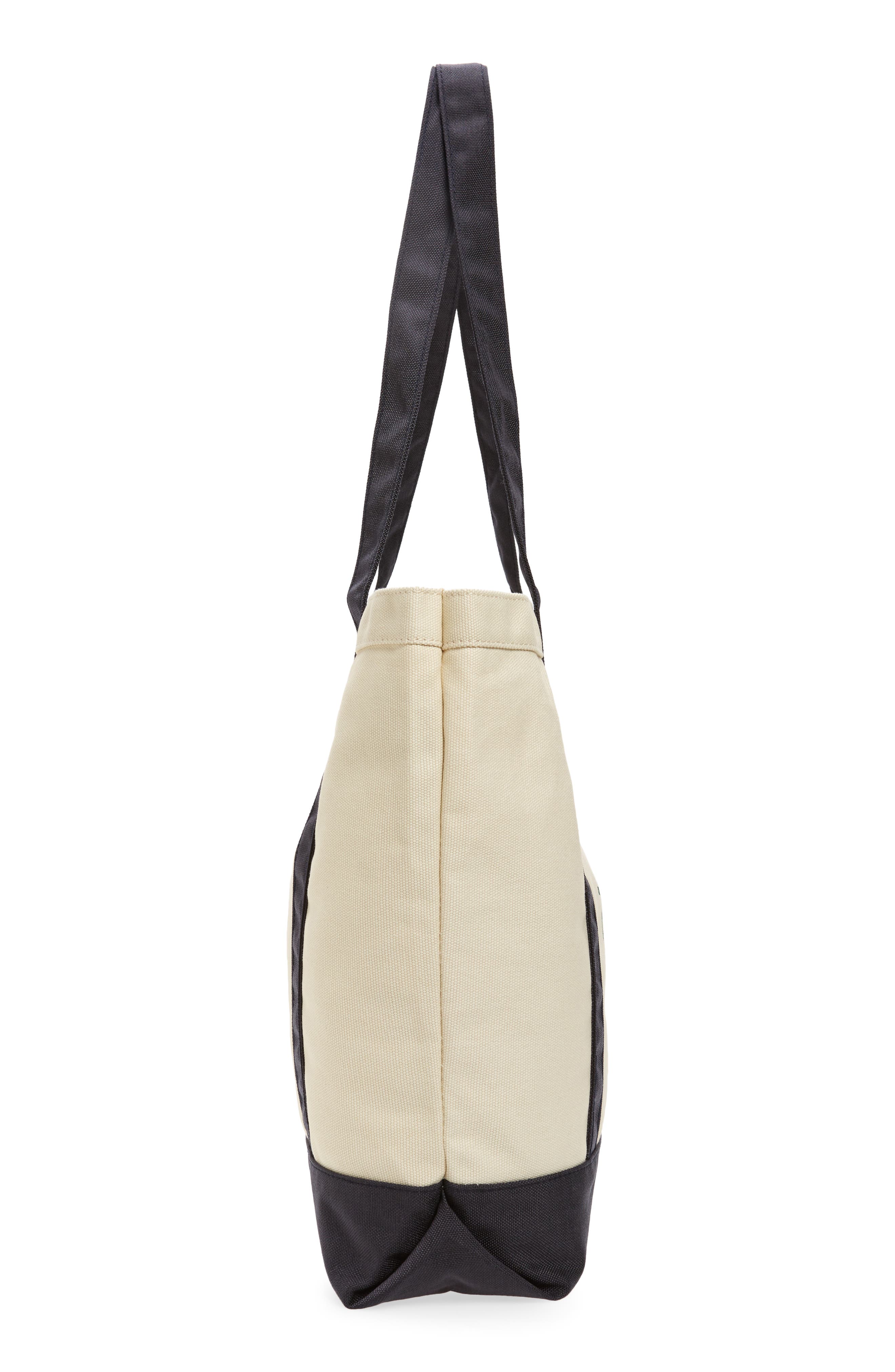 PALMES Tennis Society Canvas Tote, Alternate, color, 