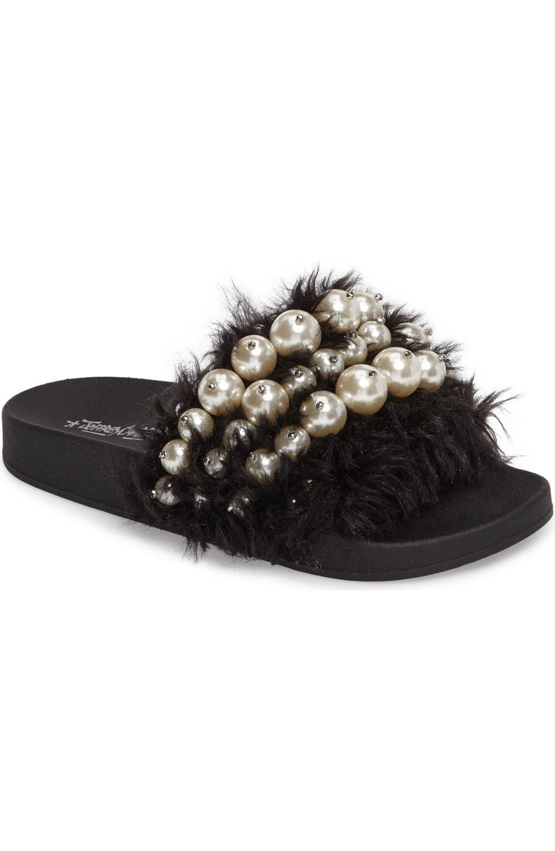 Jeffrey Campbell Jova Embellished Slide, Main, color,
