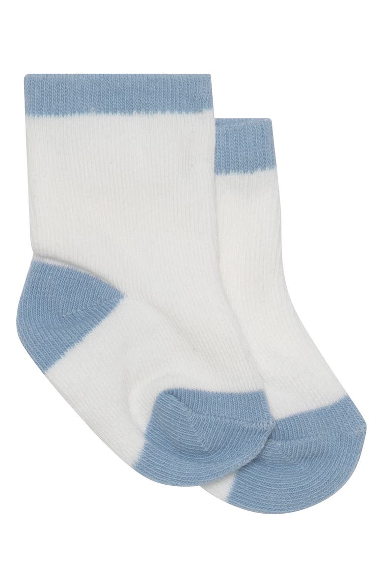 PL Baby by Petit Lem Shark Overall Set, Alternate, color, Blue Shark