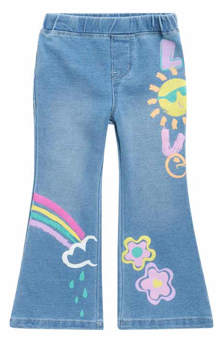Flapdoodles Kids' Sunshine Flare Denim Pants