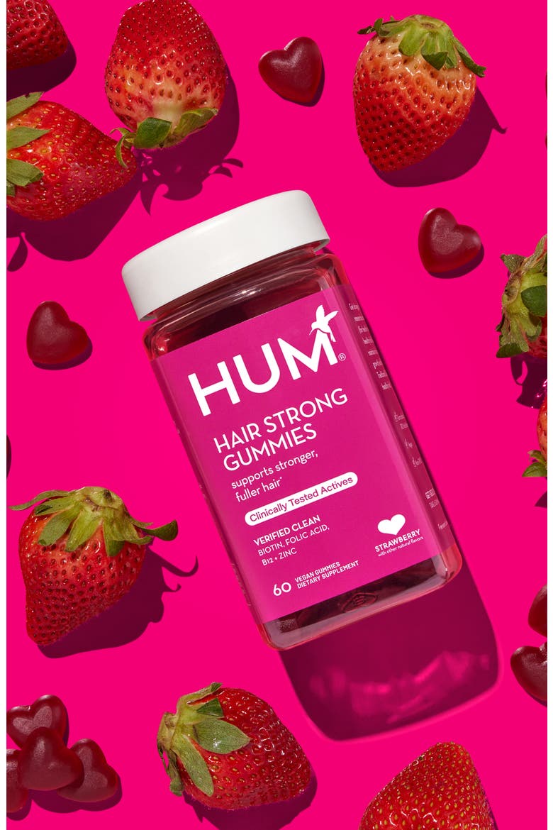 Hair Strong Gummies for Stronger and Fuller Hair, Alternate, color, NO COLOR