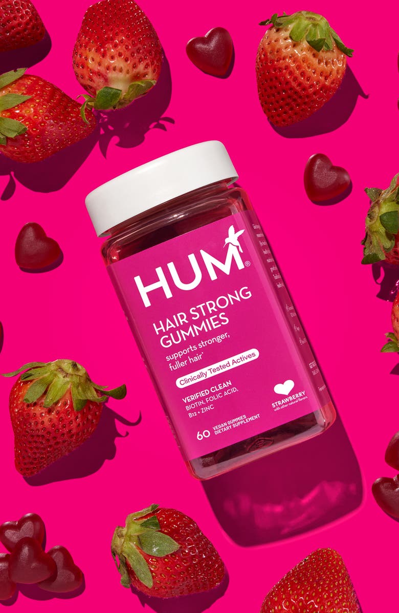 Hum Nutrition Hair Strong Gummies for Stronger and Fuller Hair, Alternate, color,