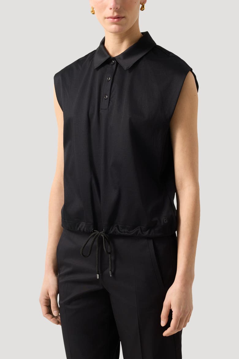 Mia Polo Top, Alternate, color, Black