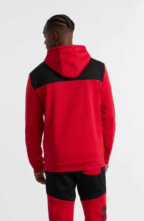 Ecko Unltd Men's Prosperous Hoodie In True Red/black