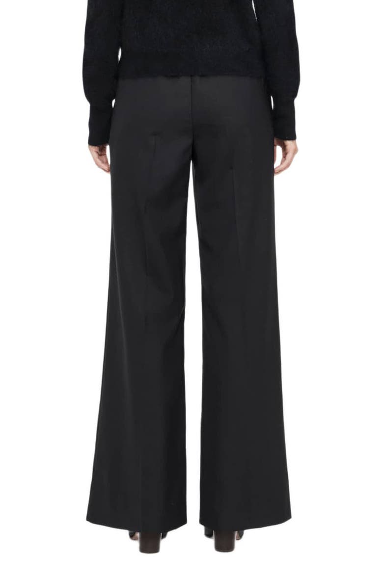 Solace Flare Leg Trousers, Alternate, color, BLACK