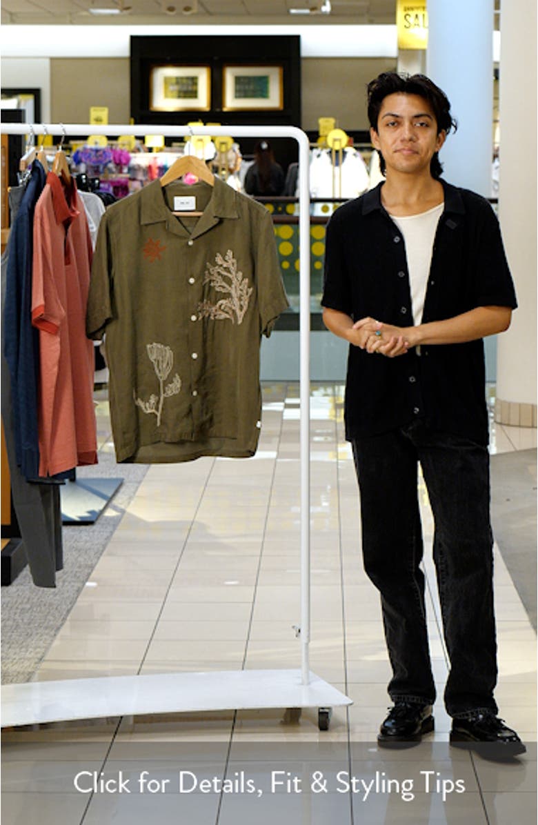 Julio 5027 Embroidered Camp Shirt, sales video thumbnail