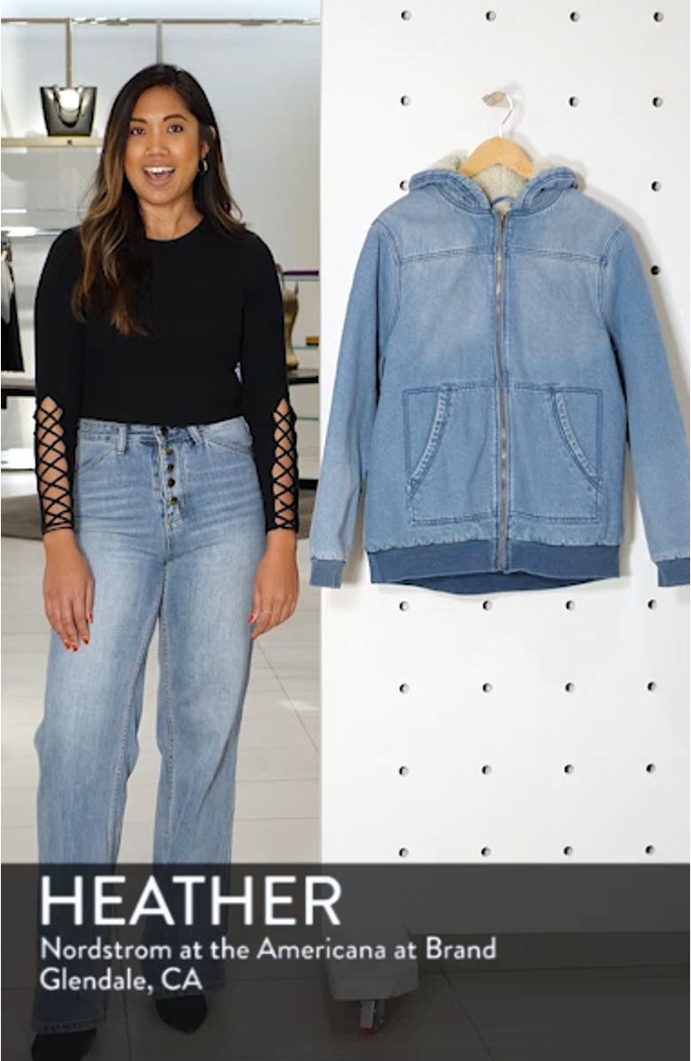 Hooded Denim Jacket, sales video thumbnail