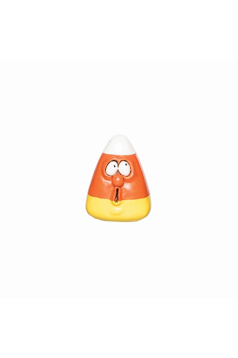 Boo Face Candy Corn Halloween Small Figurine, Main, color, Orange