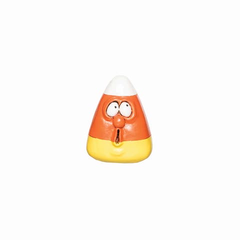 Boo Face Candy Corn Halloween Small Figurine