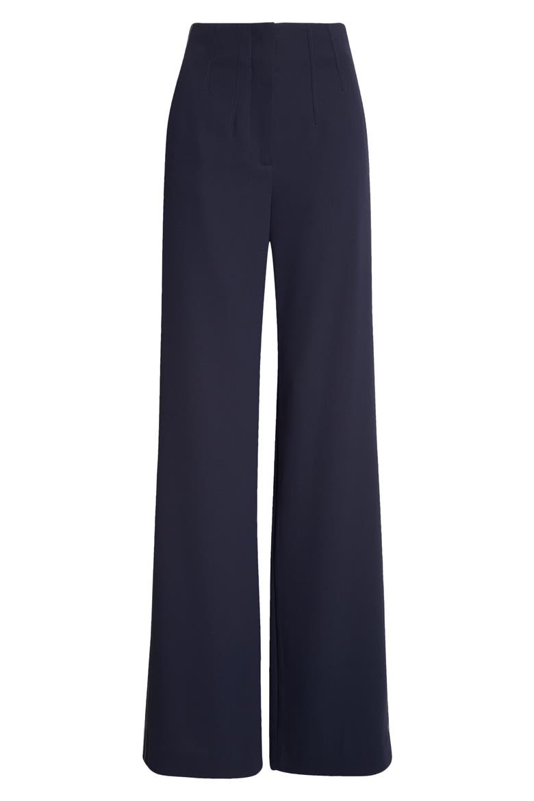 Elin Clean Waist Pants, Alternate, color, NAVY