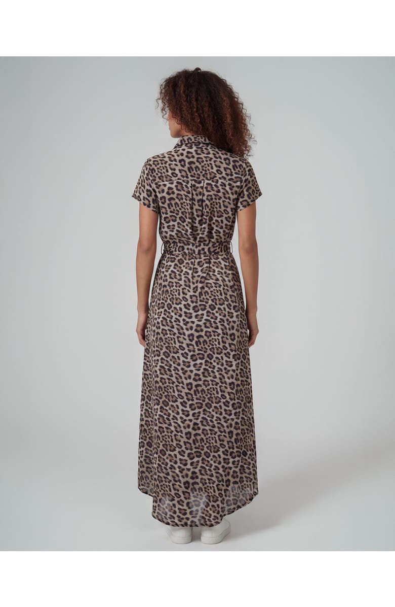 Lords of Harlech Leopard Womens Shirt Dress, Alternate, color, Leopard Brown