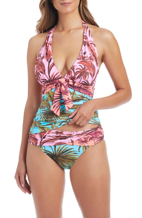 Bleu Rod Beattie Rod Beattie Halter Tankini Top In Multi