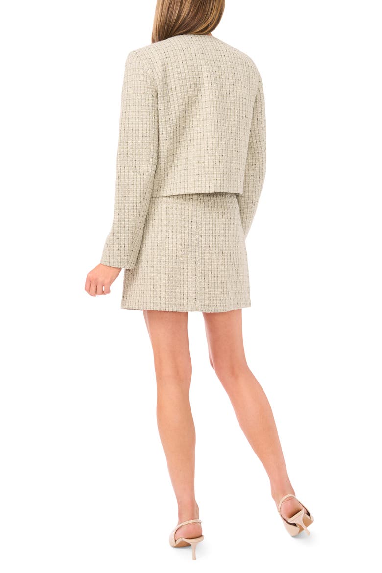 Metallic Tweed Jewel Collar Jacket, Alternate, color, KALAMATA