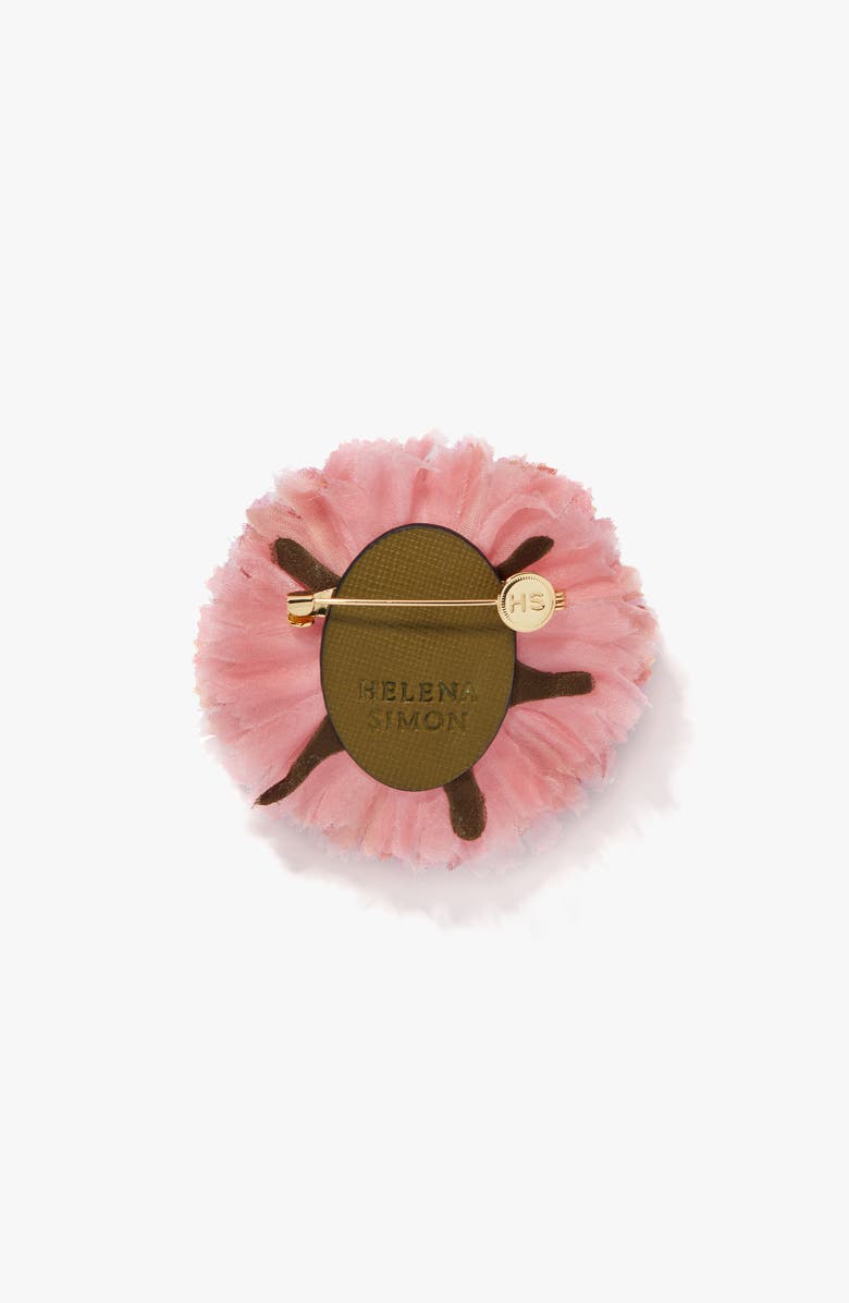 Helena Simon The Light Pink Carnation Floral Brooch, Alternate, color, Light Pink