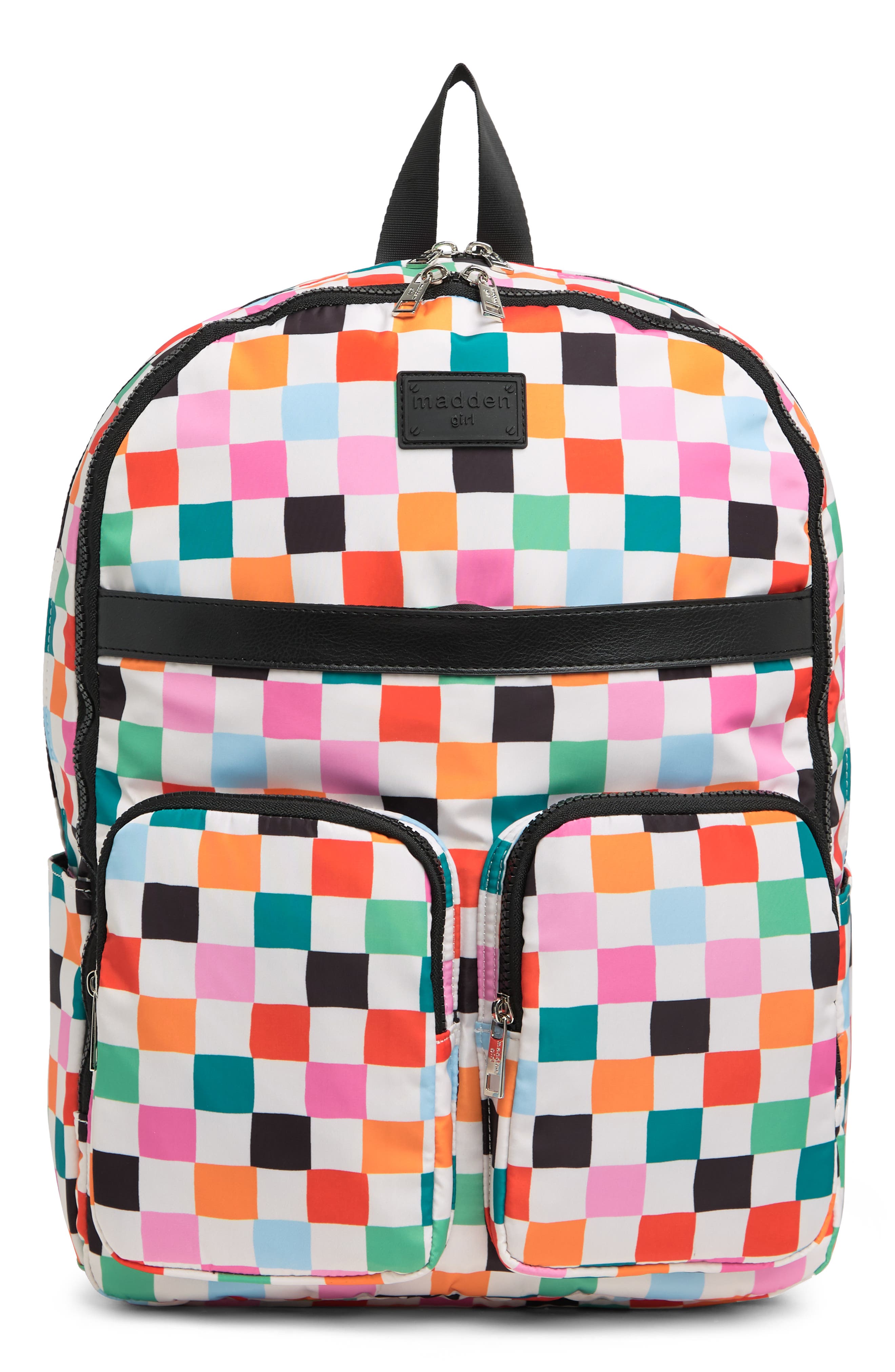 Madden Girl Recycled Nylon Backpack, Main, color, 