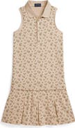 Polo Ralph Lauren Kids' Floral Sleeveless Polo Shirt & Skirt Set