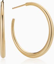 Oradina 14K Yellow Gold The Archie Hoops