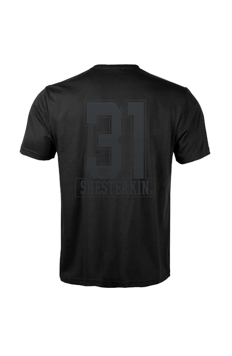 LEVELWEAR Men's Levelwear Igor Shesterkin Black New York Rangers Richmond Darkside Name & Number T-Shirt, Alternate, color, Black